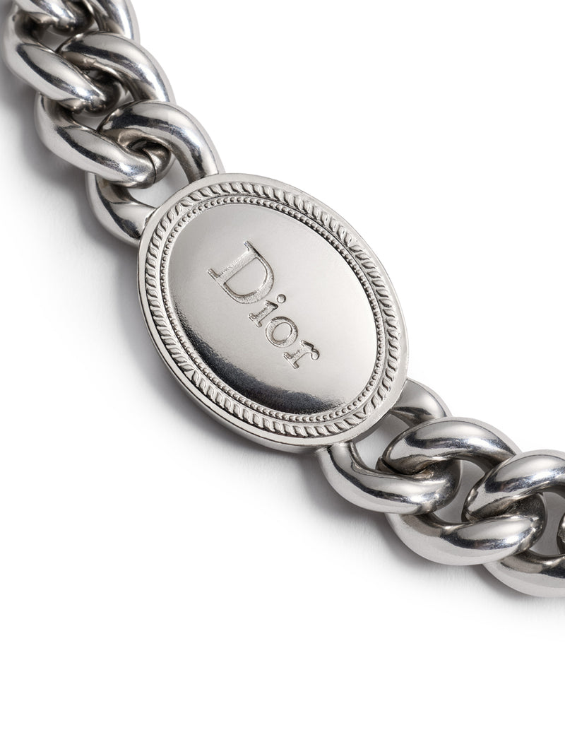 BRACCIALE A MAGLIE DIOR MÉDAILLON