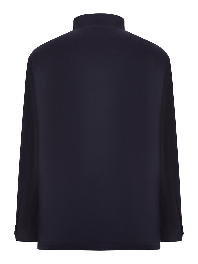BLOUSON IN LANA CON COLLO ALLA COREANA