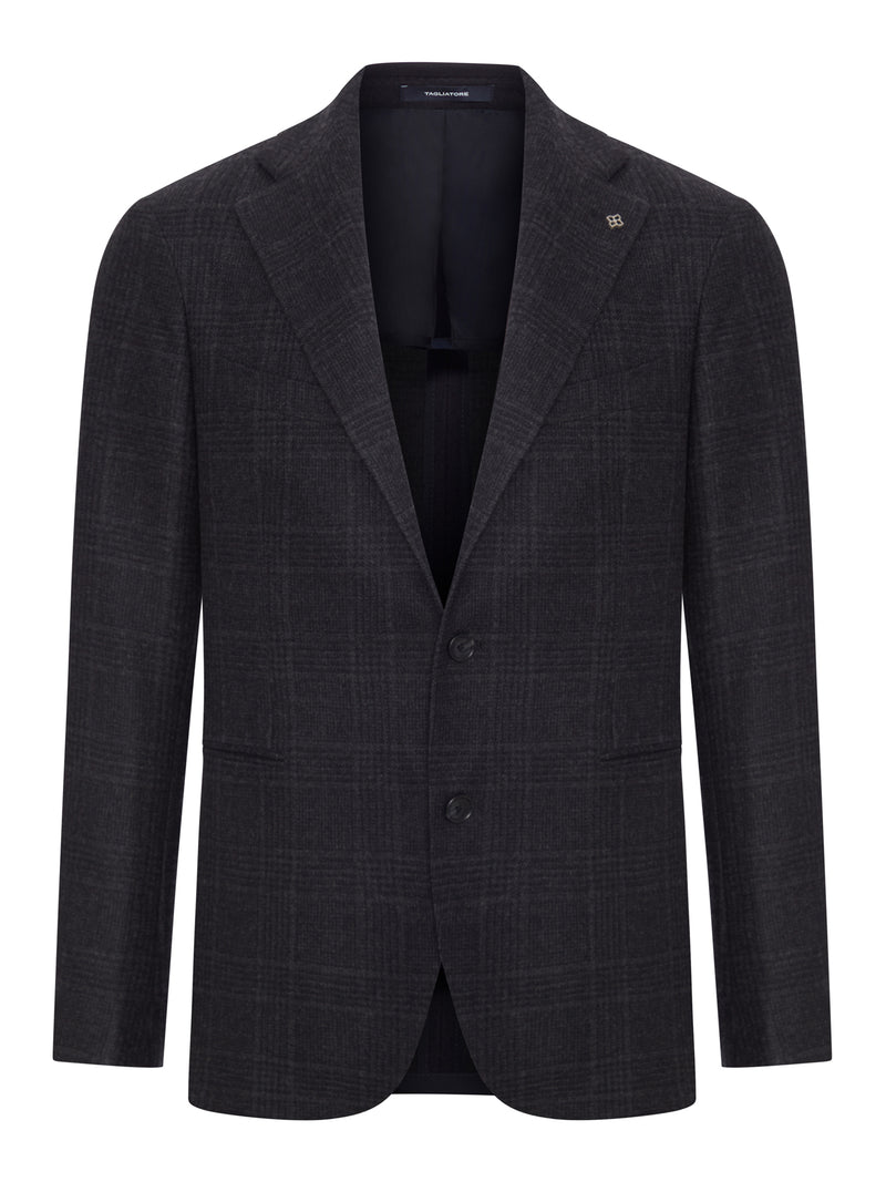 BLAZER VESUVIO IN LANA CHECK
