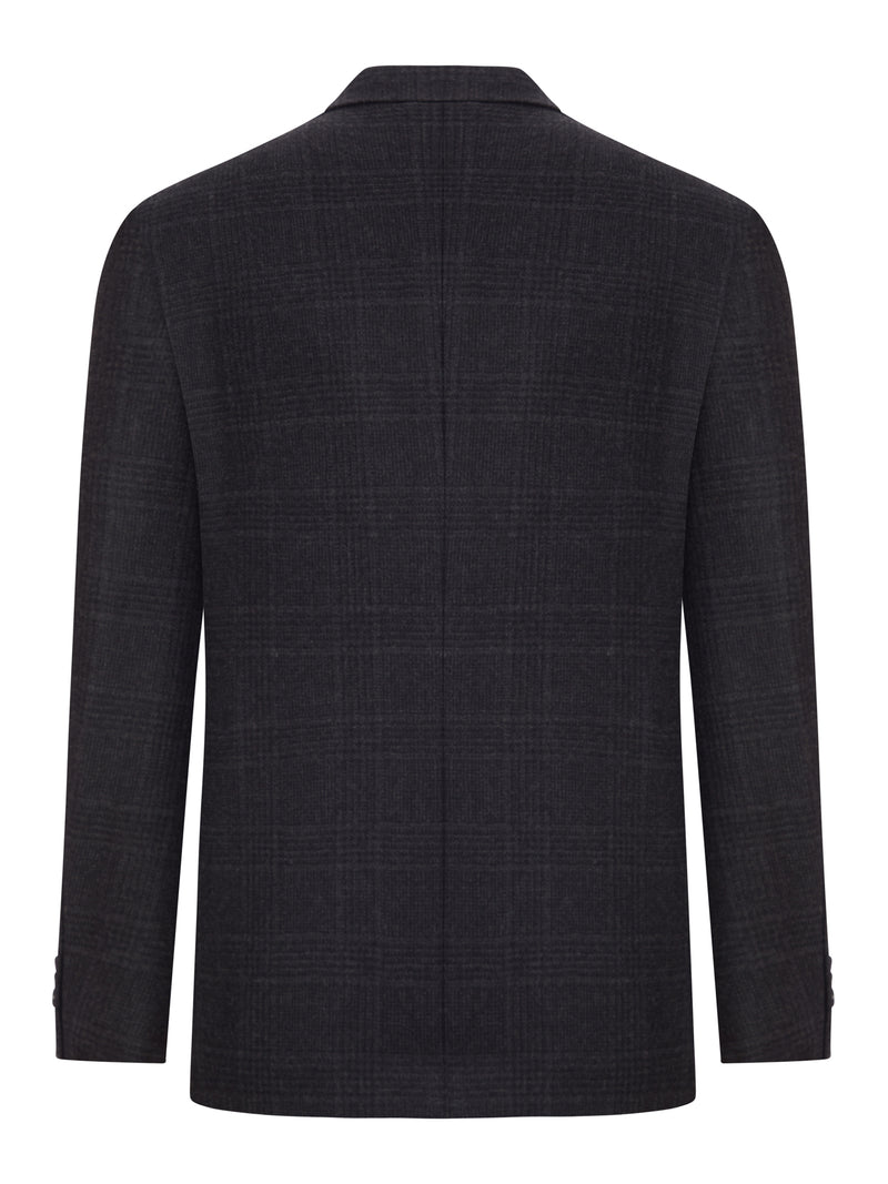 BLAZER VESUVIO IN LANA CHECK