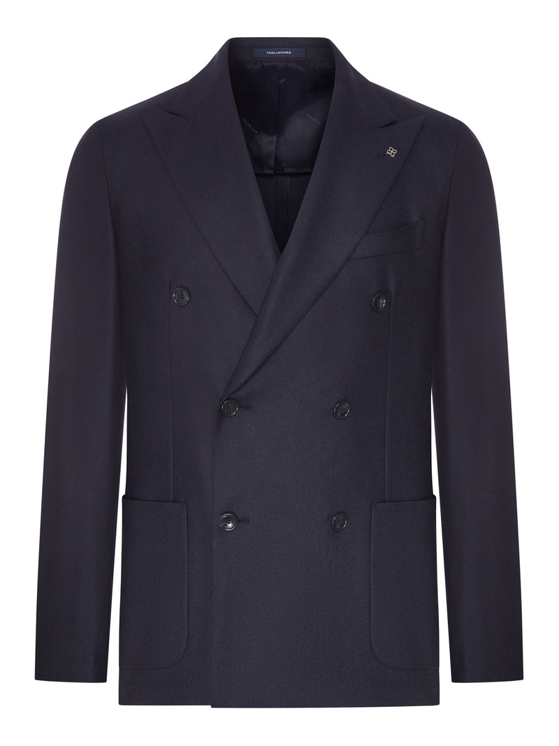 GIACCA DOPPIOPETTO IN MISTO LANA E CASHMERE