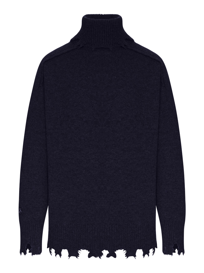 MAGLIONE DOLCEVITA DESTROYED