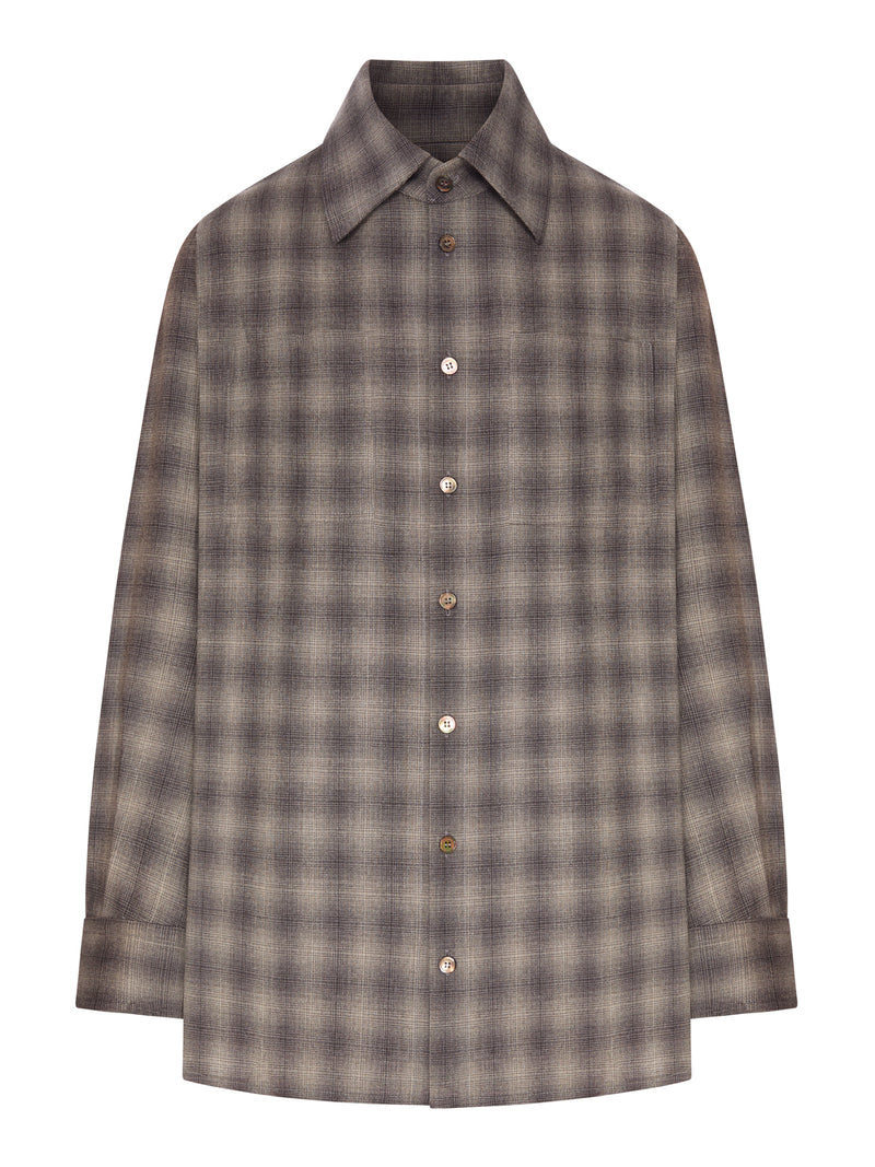 CAMICIA OVERSIZE A QUADRI