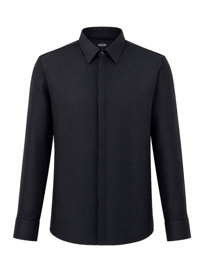 CAMICIA GIORGIO`S IN RASO DI SETA MARTELLATO