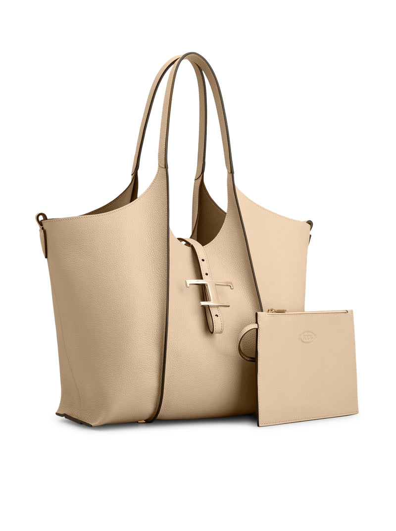 BORSA SHOPPING PICCOLA IN PELLE T TIMELESS