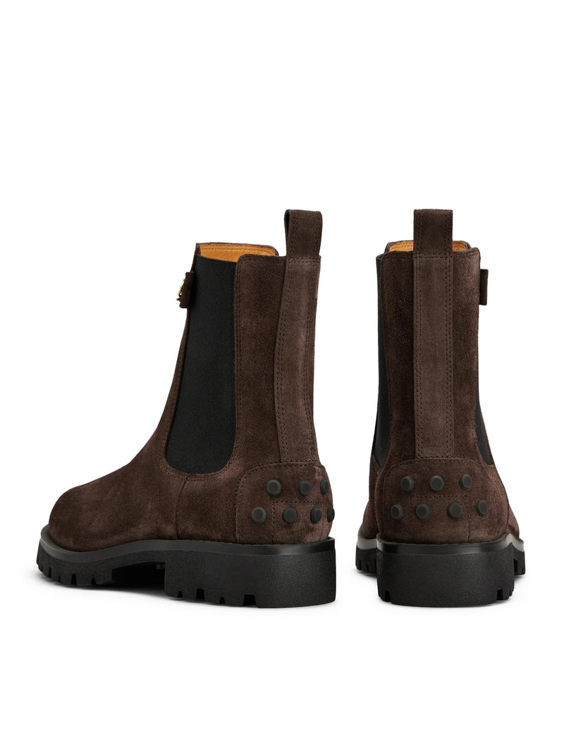 STIVALETTO IN PELLE SCAMOSCIATA