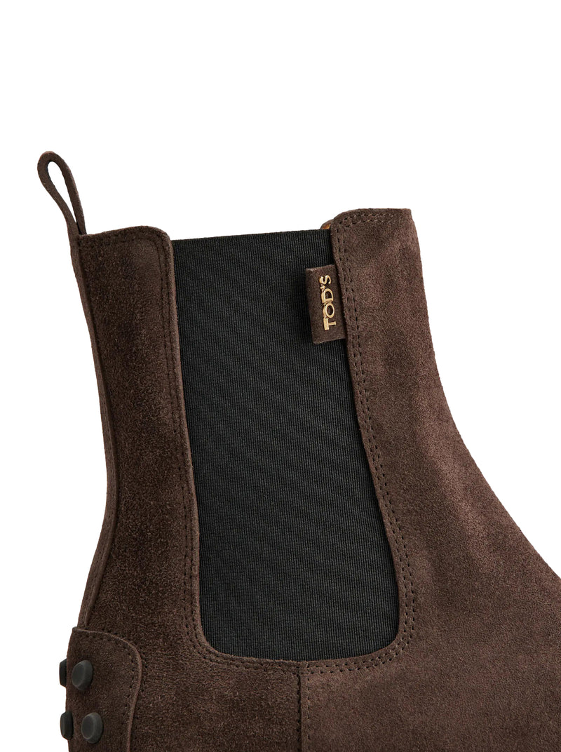 STIVALETTO IN PELLE SCAMOSCIATA