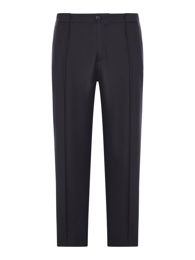 PORTBELLOS-PANTALONE IN TELA PURA LANA TINTO PEZZA “ZIGNONE”