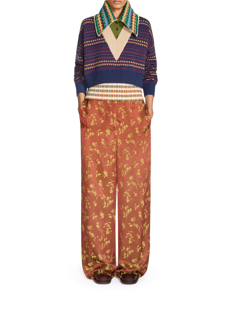 COLLETTO IN LANA JACQUARD