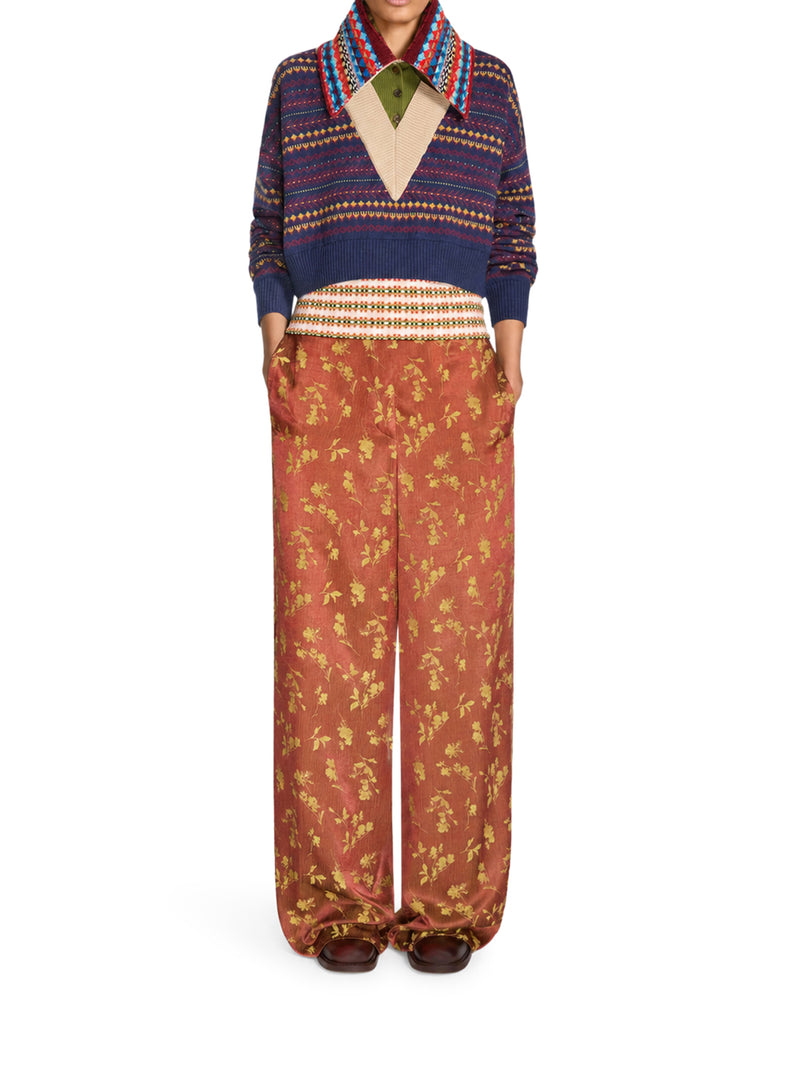 COLLETTO IN LANA JACQUARD