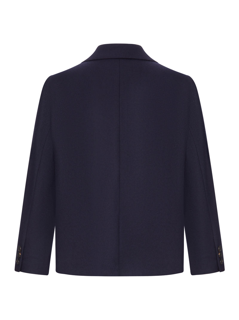 BLAZER MONOPETTO BLU NAVY