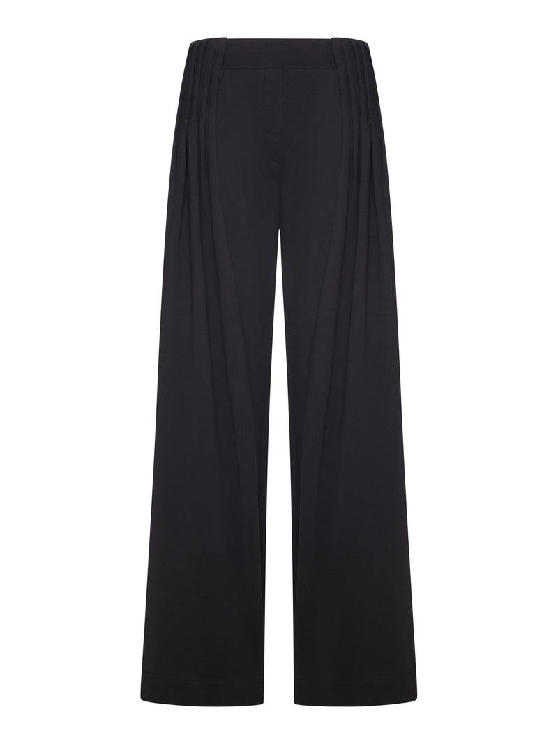 PANTALONI WIDE LEG NERI
