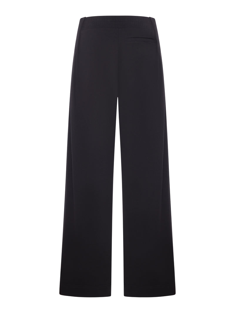 PANTALONI WIDE LEG NERI