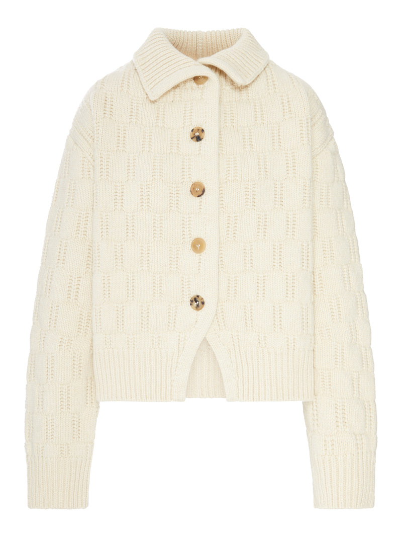 CARDIGAN IN MAGLIA TRAFORATA