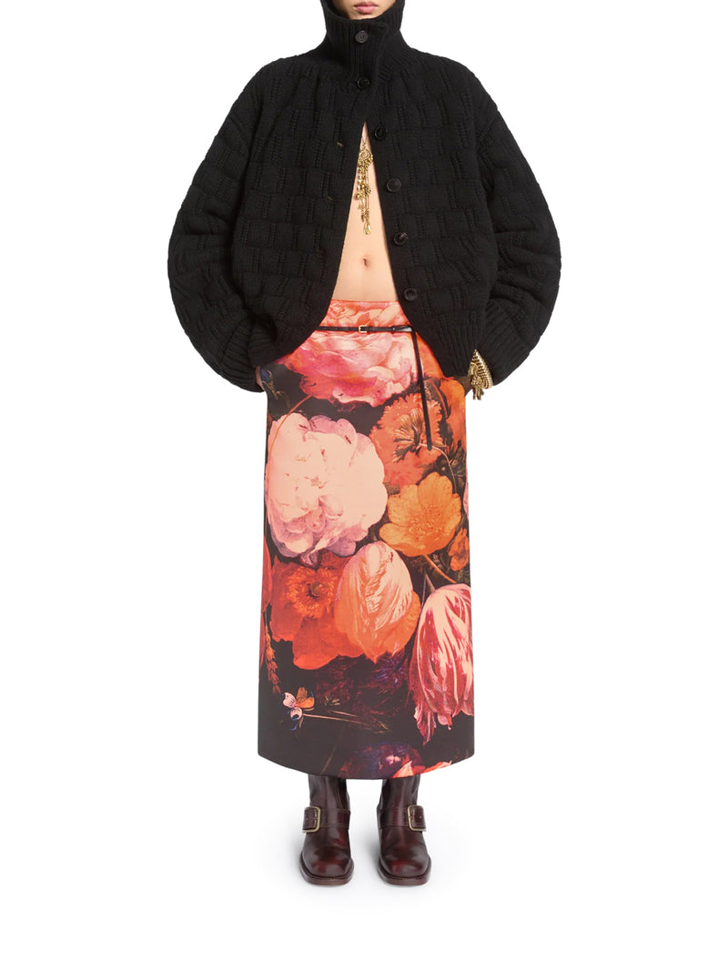 CARDIGAN IN MAGLIA TRAFORATA