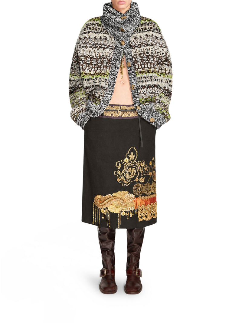 CARDIGAN JACQUARD MULTICOLOR