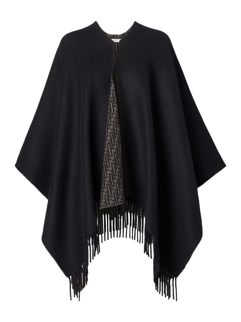 PONCHO IN LANA E CASHMERE FF