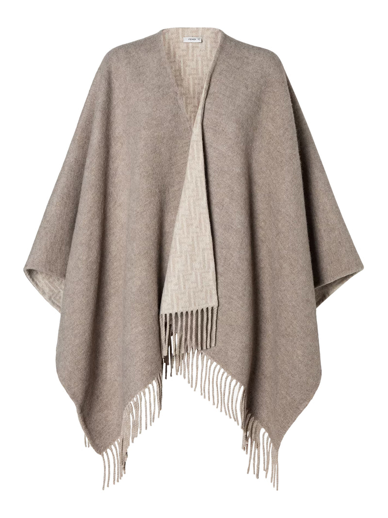 PONCHO IN LANA E CASHMERE FF