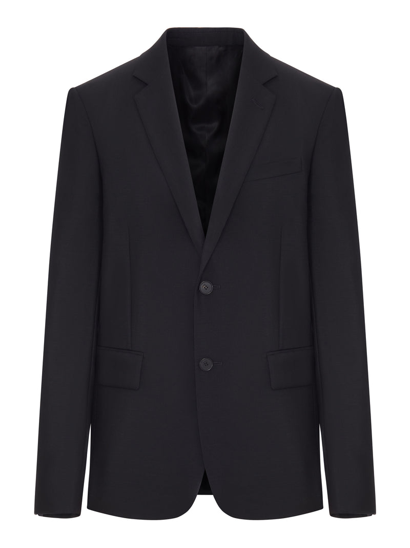 BLAZER IN KID MOHAIR NERO