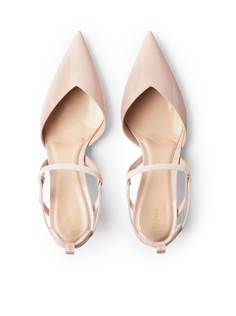 SLINGBACK VERY COLIBRÌ CON TACCO MEDIO IN PELLE VERNICIATA