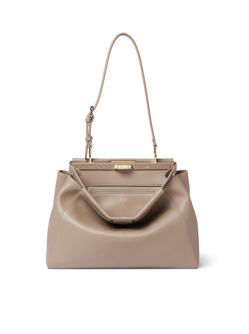 MY PEEKABOO® MEDIUM BORSA IN PELLE TORTORA