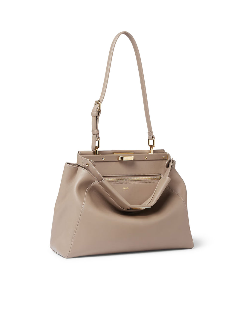 MY PEEKABOO® MEDIUM BORSA IN PELLE TORTORA