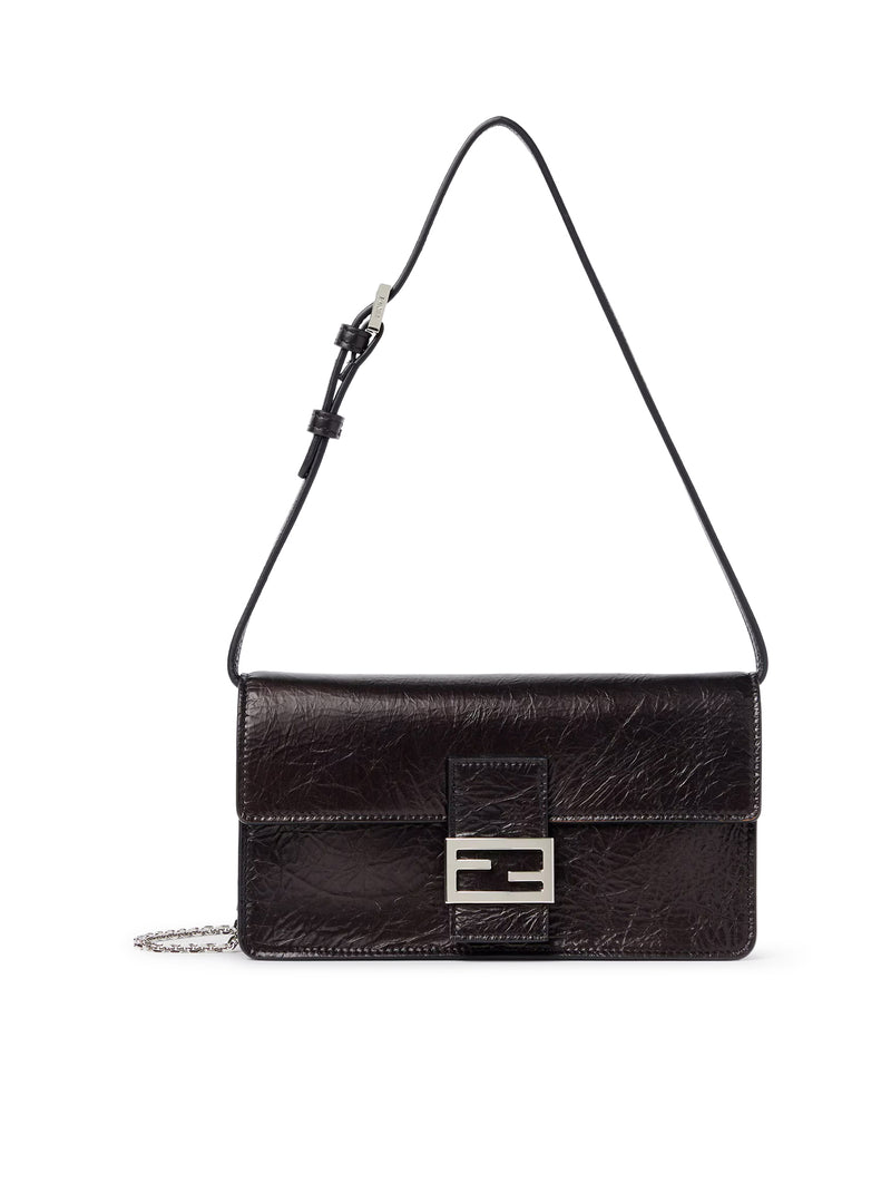 WALLET ON CHAIN IN PELLE DI VITELLO