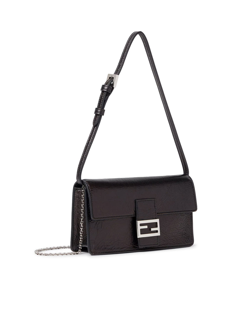 WALLET ON CHAIN IN PELLE DI VITELLO