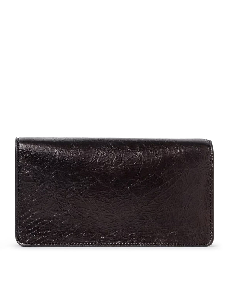 WALLET ON CHAIN IN PELLE DI VITELLO