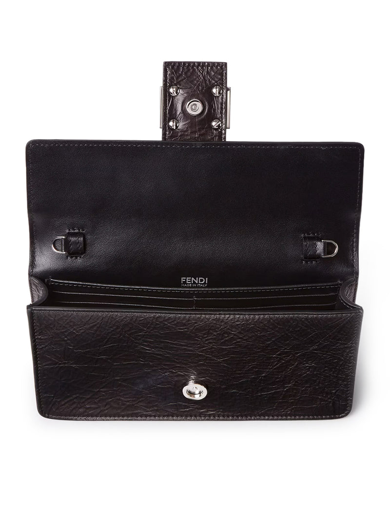 WALLET ON CHAIN IN PELLE DI VITELLO