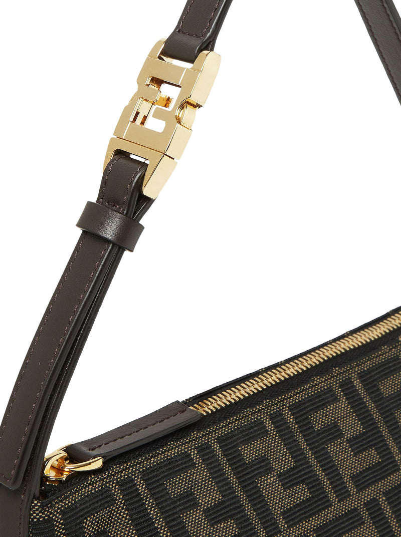 VANITY POUCH SMALL FF ZUCCA IN TESSUTO JACQUARD