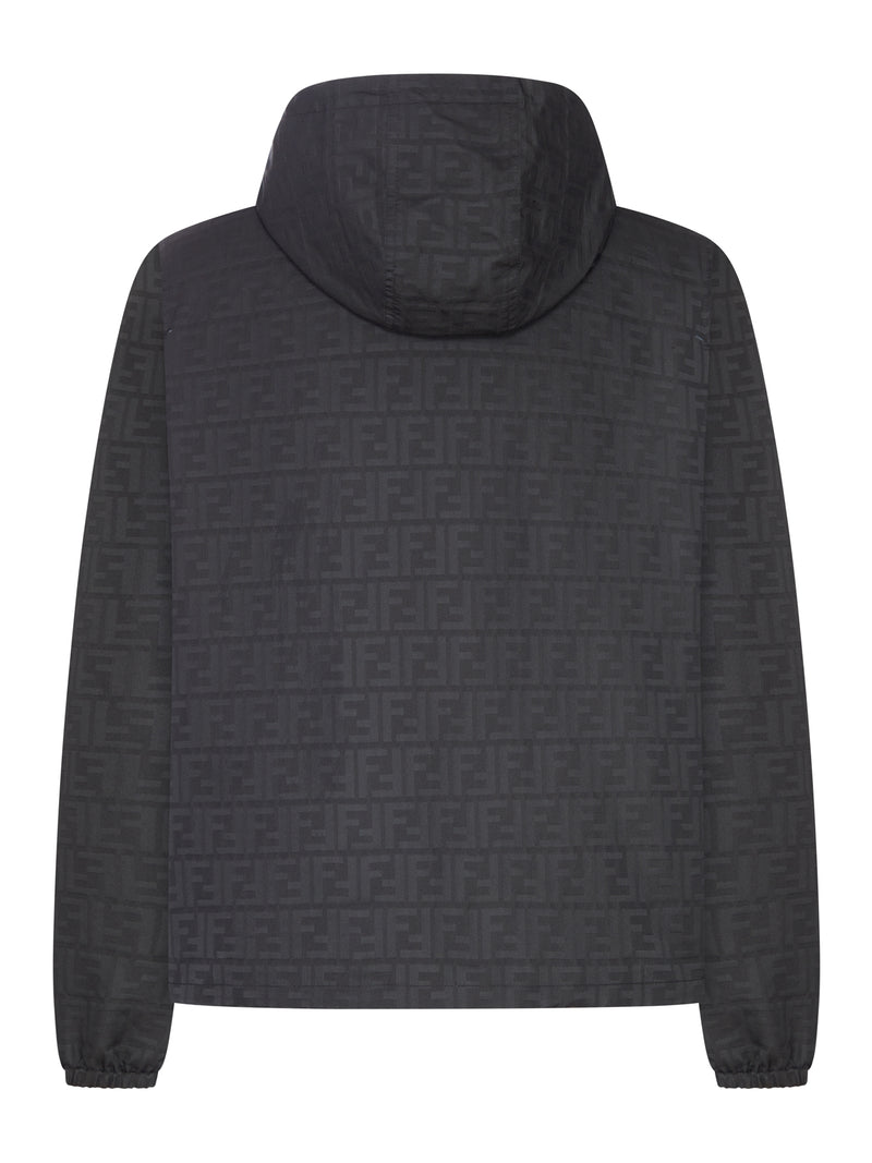 BLOUSON IN NYLON CON MOTIVO FF