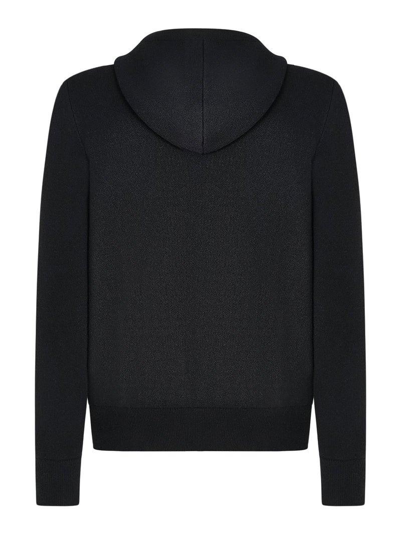 FELPA IN CASHMERE FF ZUCCA NERO