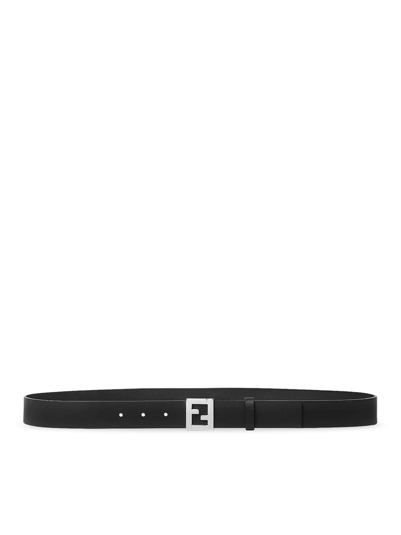 CINTURA FF IN PELLE NERA