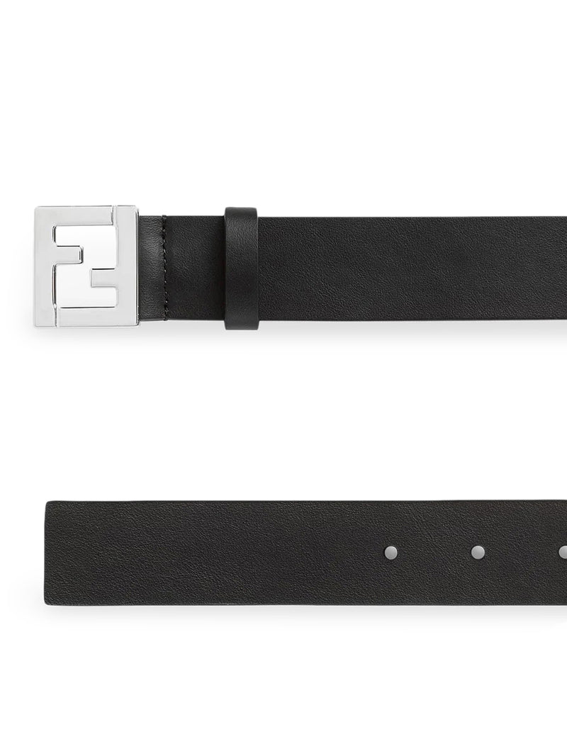 CINTURA FF IN PELLE NERA
