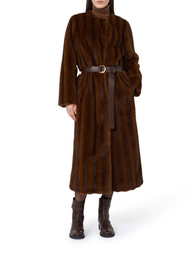 CAPPOTTO LUNGO DALLA TEXTURE SOFFICE