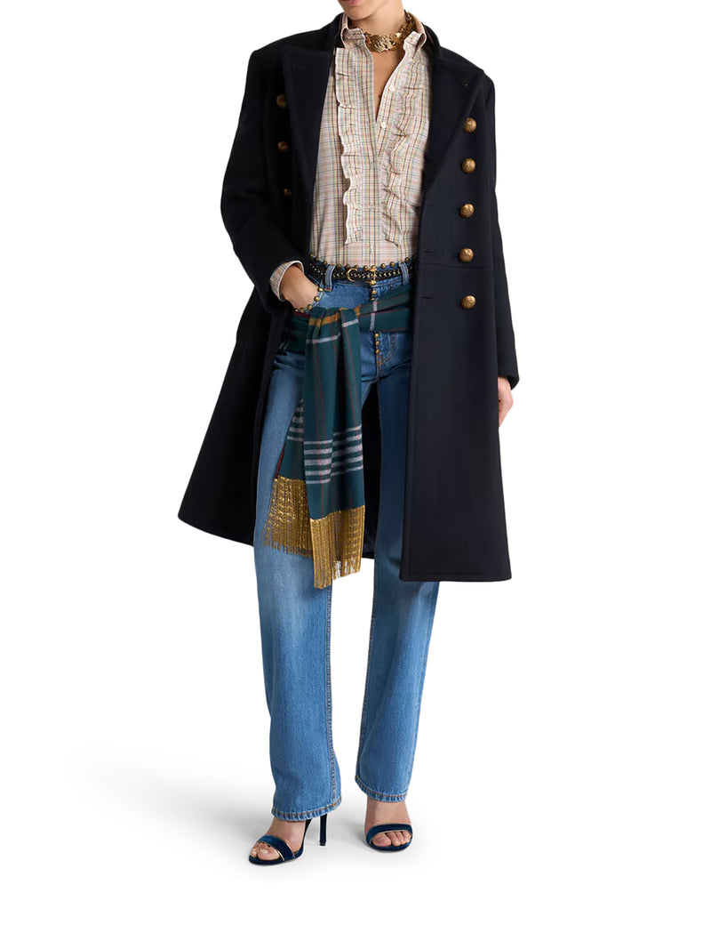 CAPPOTTO DOPPIOPETTO IN PANNO DI MISTO LANA