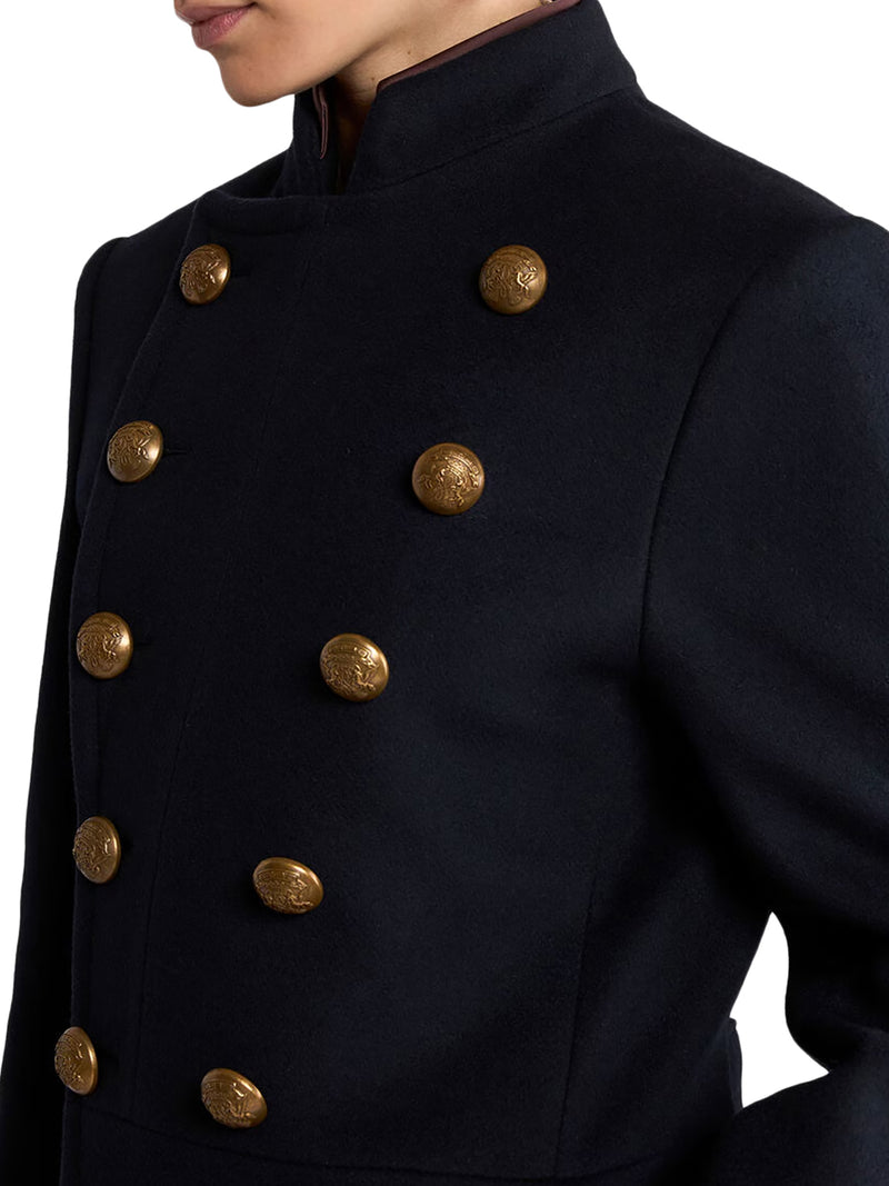 CAPPOTTO DOPPIOPETTO IN PANNO DI MISTO LANA