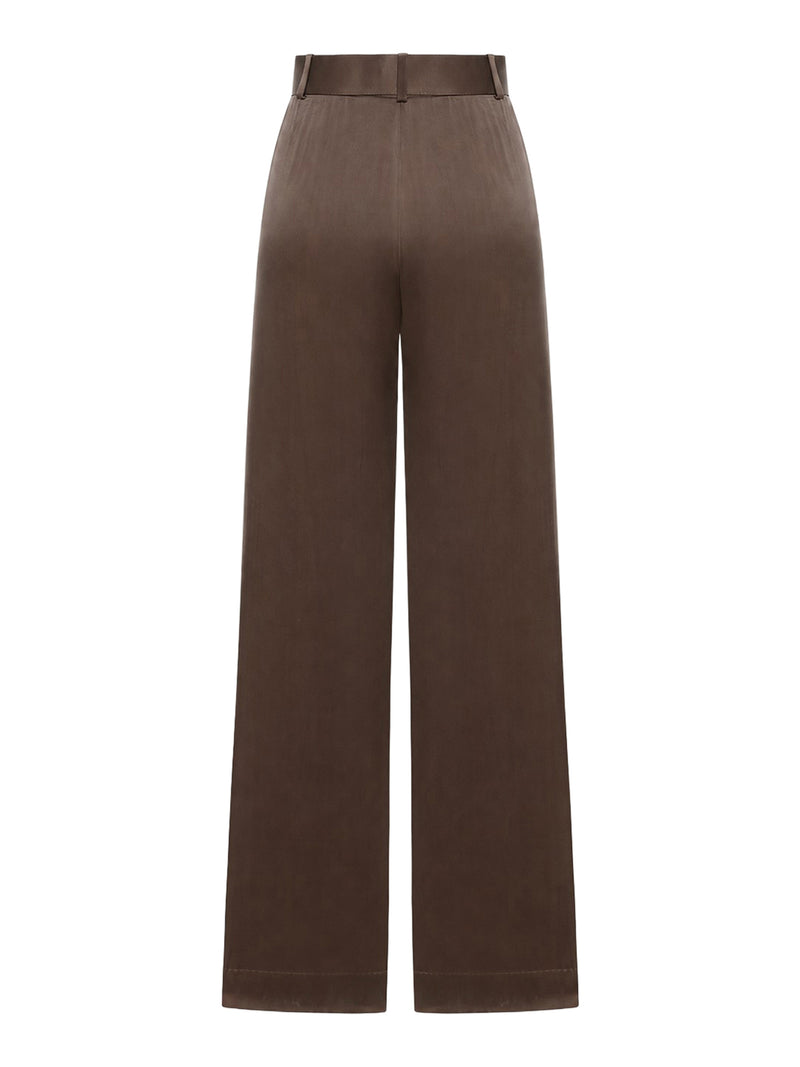 PANTALONI IN SETA WIDE LEG