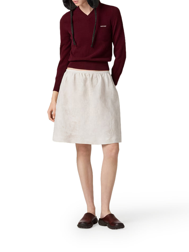 MAGLIONE IN LANA CON SCOLLO A V