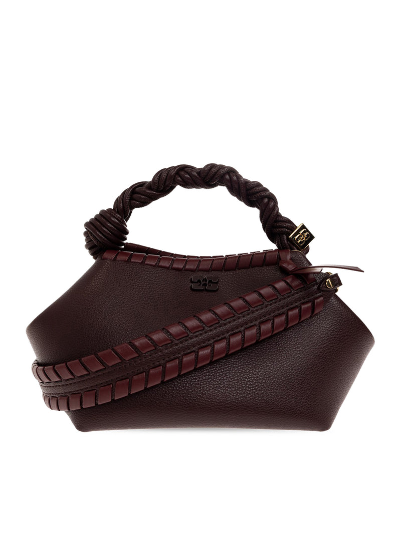BORSA BOU PICCOLA TRESSÉ IN PELLE MARTELLATA