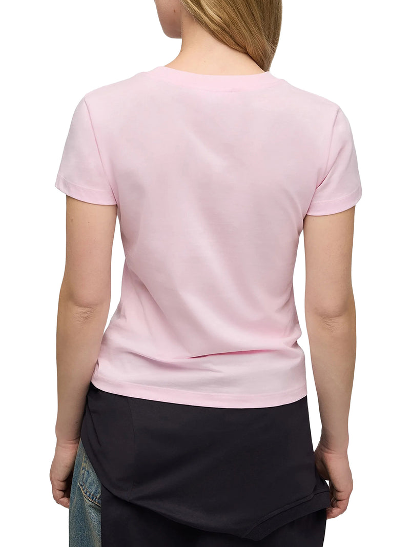 T-SHIRT DALLA VESTIBILITÀ ADERENTE CON STAMPA