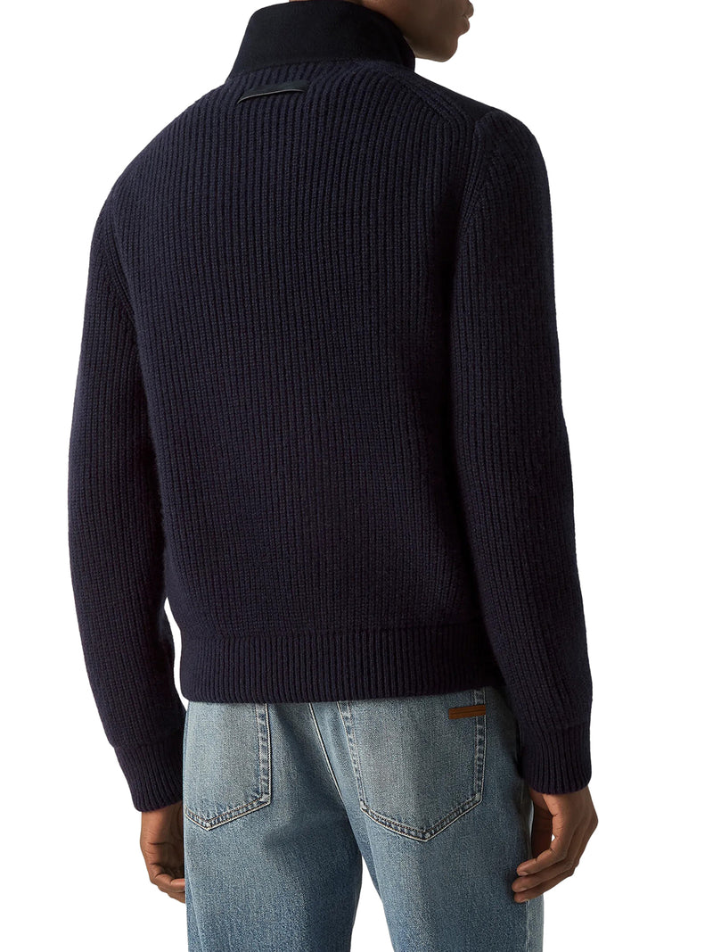 CARDIGAN FULL-ZIP IN CASHMERE