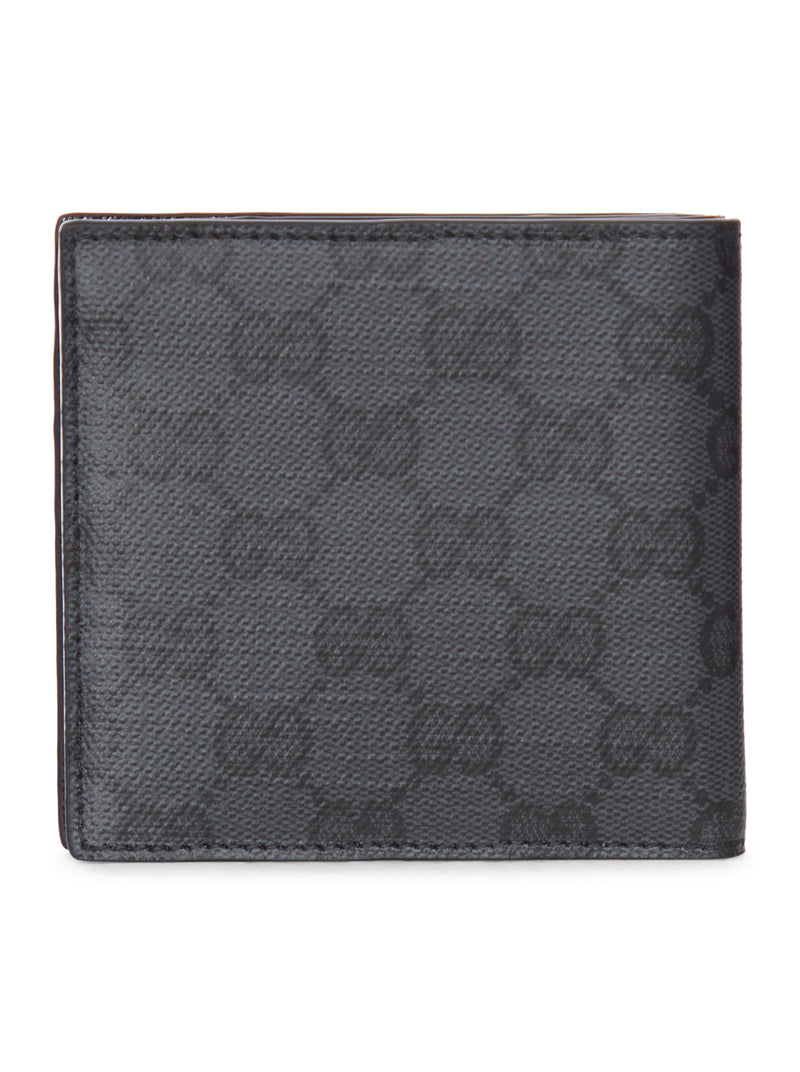 PORTAFOGLIO BI-FOLD CON FESSURE PER CARTE CON NASTRO WEB