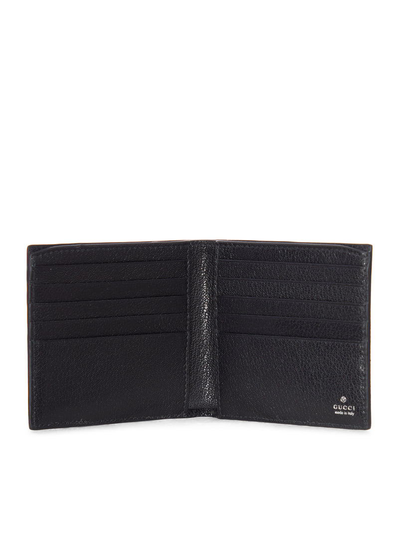 PORTAFOGLIO BI-FOLD CON FESSURE PER CARTE CON NASTRO WEB