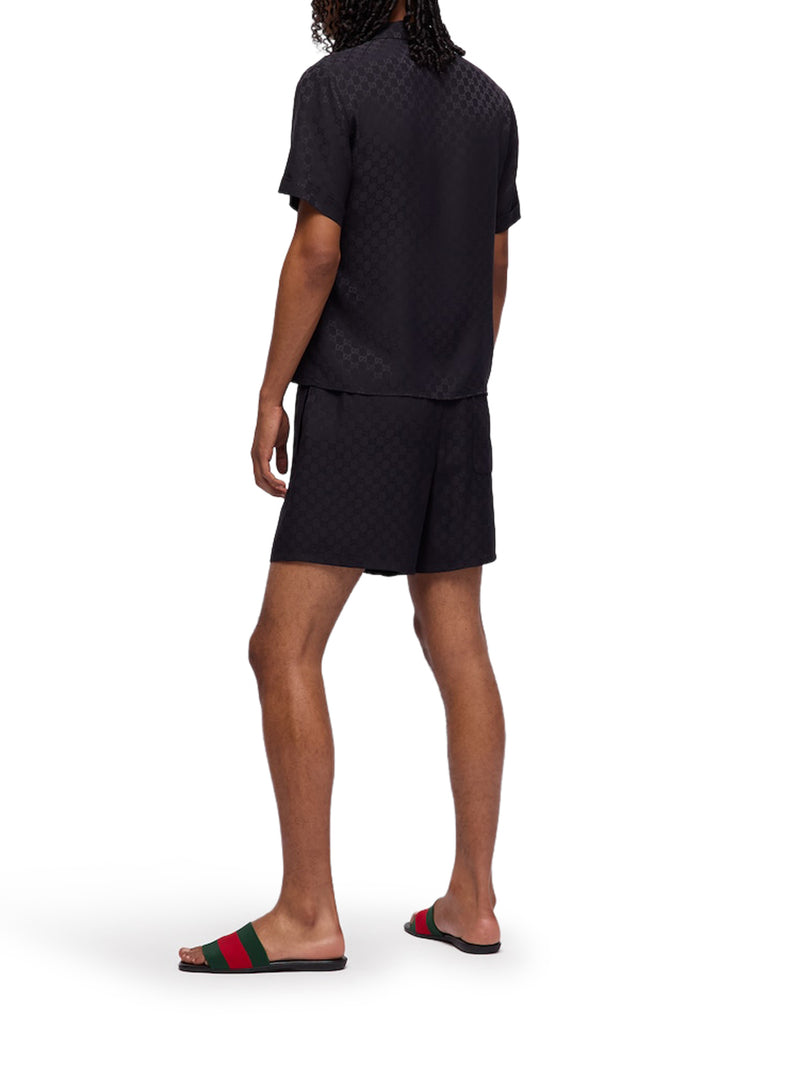 SHORTS IN SETA JACQUARD GG