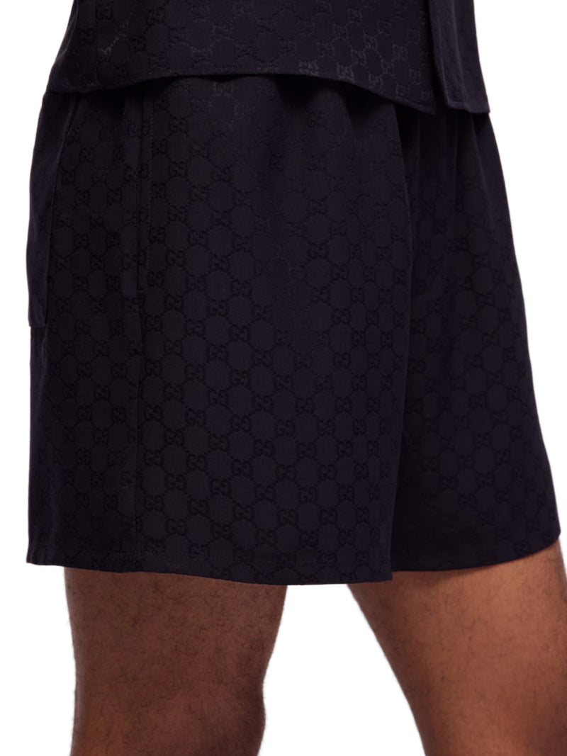 SHORTS IN SETA JACQUARD GG