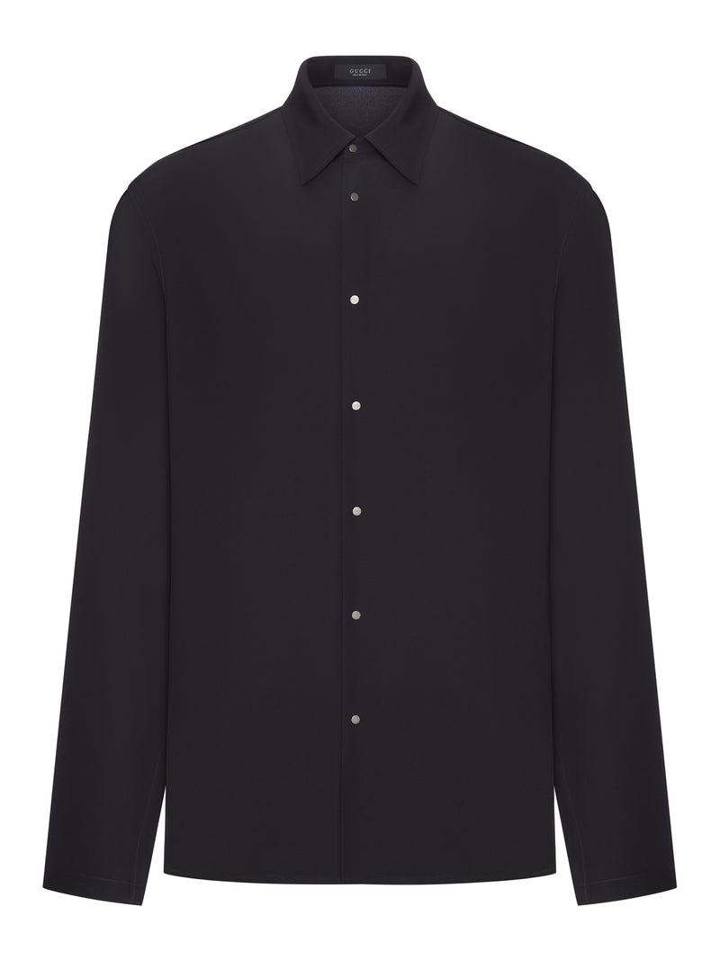 CAMICIA IN SETA NERA