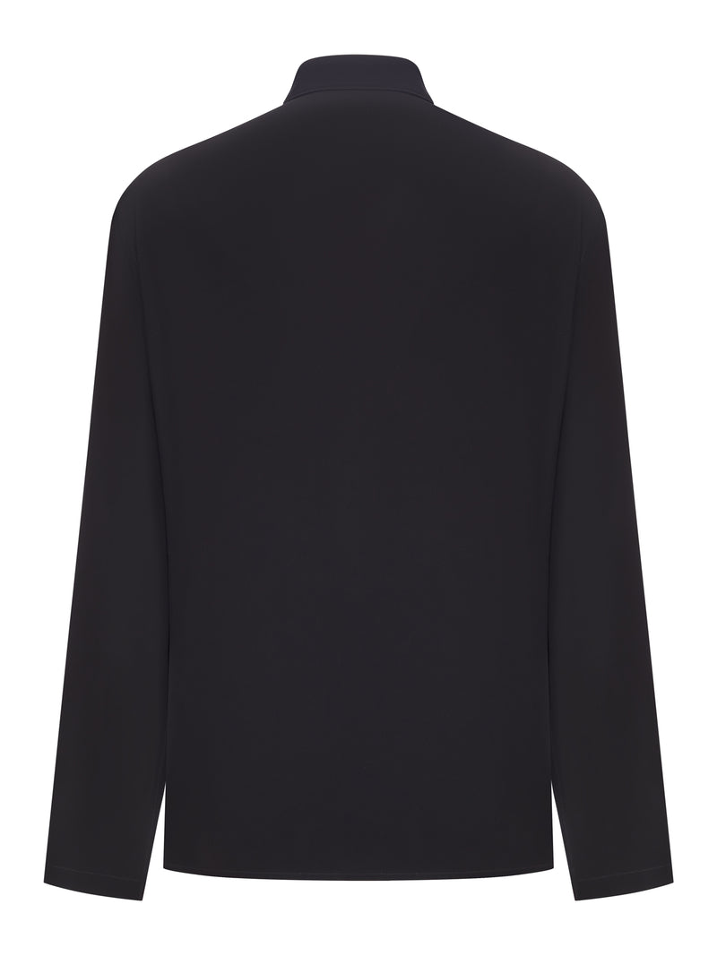 CAMICIA IN SETA NERA
