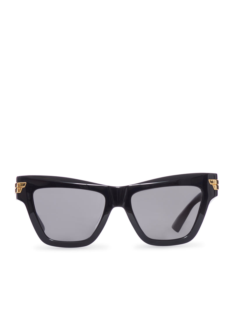 OCCHIALI DA SOLE CAT-EYE IN ACETATO LUCIDO